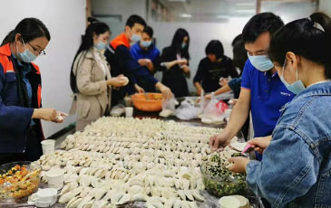 濃情冬至，其樂融融，銳天團(tuán)隊與客戶共度佳節(jié)